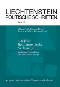 LPS 62 - 100 Jahre liechtensteinische Verfassung
