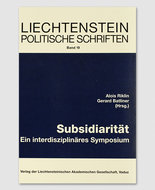 LPS 19 - Subsidiarität: Ein interdisziplinäres Symposium