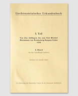 Liechtensteinisches Urkundenbuch (3. Band)