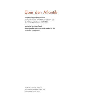 &Uuml;ber den Atlantik