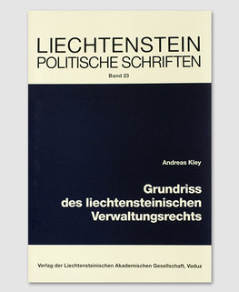 LPS 23 - Grundriss des liechtensteinischen Verwaltungsrechts