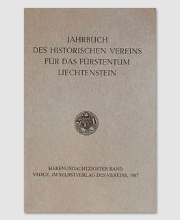 Jahrbuch des Historischen Vereins Band 87
