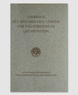 Jahrbuch des Historischen Vereins Band 85