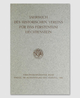 Jahrbuch des Historischen Vereins Band 84