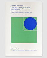 KS 38 - Geht der Arbeitsgesellschaft die Arbeit aus?