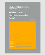 Jahrbuch zum Liechtensteinischen Recht 2012/2013