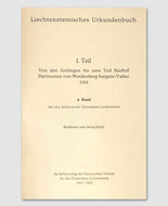 Liechtensteinisches Urkundenbuch (4. Band)